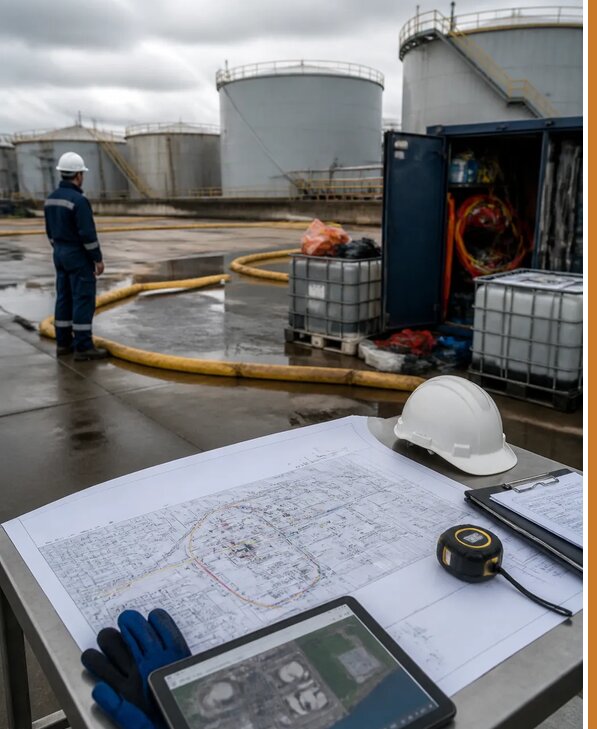 Разработка плана ликвидации разливов нефти в Учалах